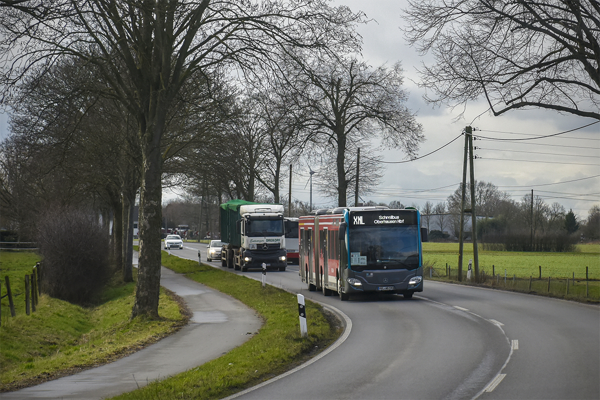 Nauen, Mercedes-Benz Citaro C2 G # HVL-WG 190; Oberhausen — Ersatzverkehr Generalsanierung Oberhausen — Emmerich