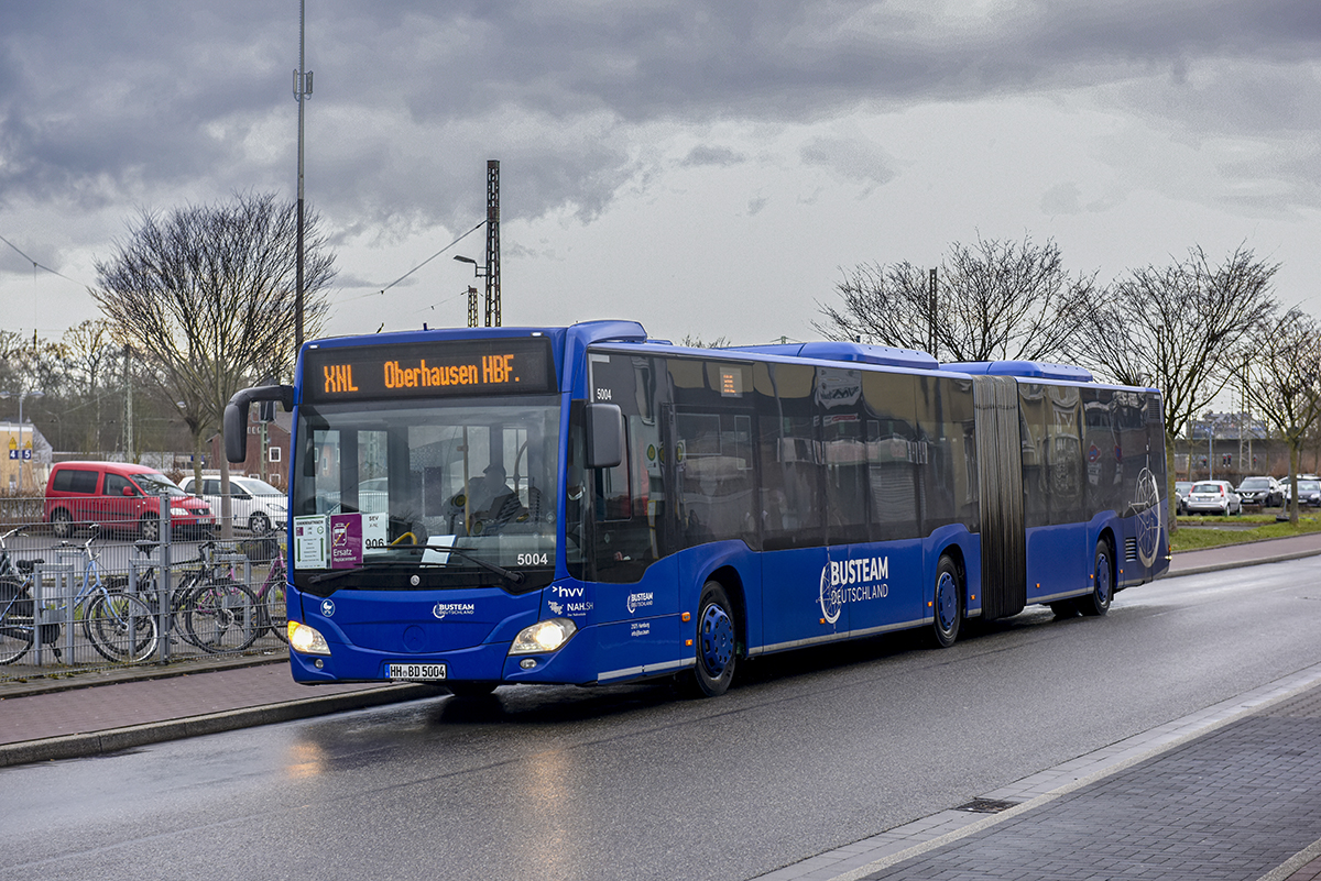 Hamburg, Mercedes-Benz Citaro C2 G # 5004; Oberhausen — Ersatzverkehr Generalsanierung Oberhausen — Emmerich