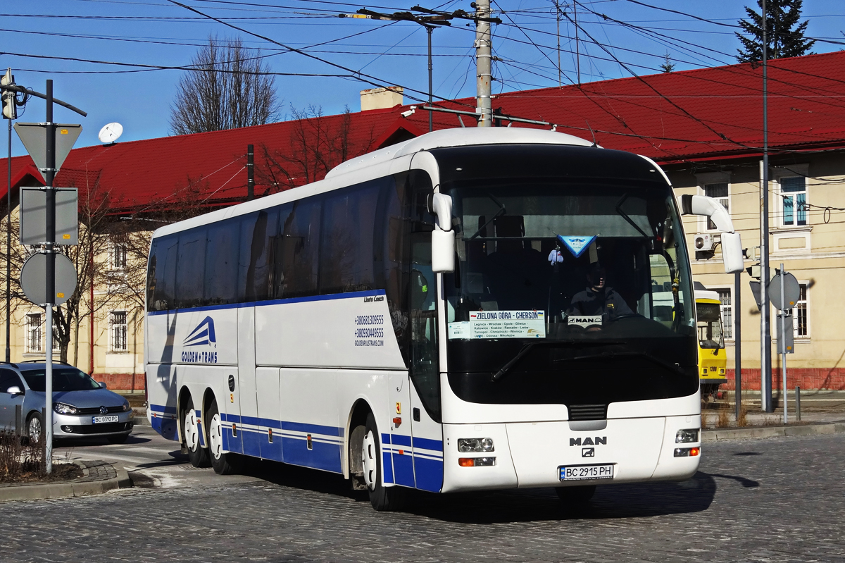 Lviv, MAN R08 Lion's Top Coach RHC464 č. ВС 2915 РН