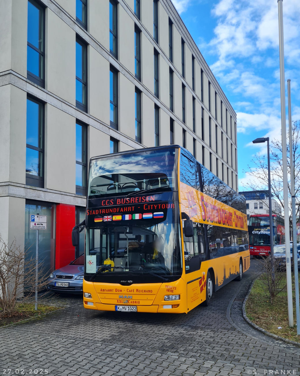 Cologne, Burillo City-Cabrio Bus DD # K-MV 1022