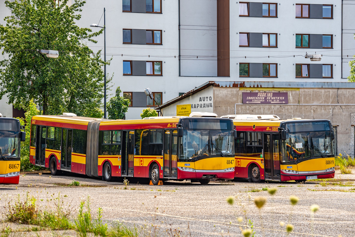 Warsaw, Solaris Urbino III 18 # 8147; Warsaw, Solaris Urbino III 18 # 8809