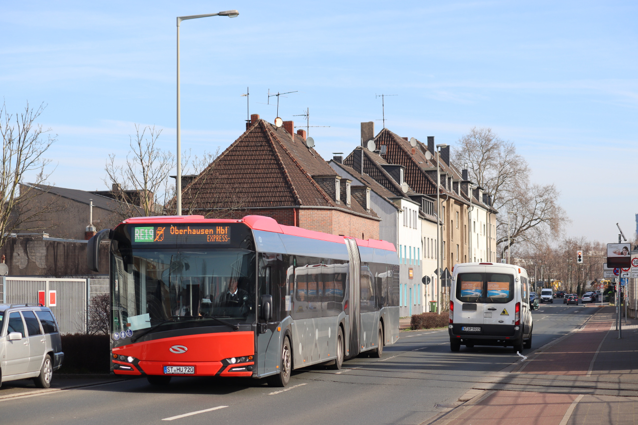 Steinfurt, Solaris Urbino IV 18 # ST-HU 720; Oberhausen — Ersatzverkehr Generalsanierung Oberhausen — Emmerich