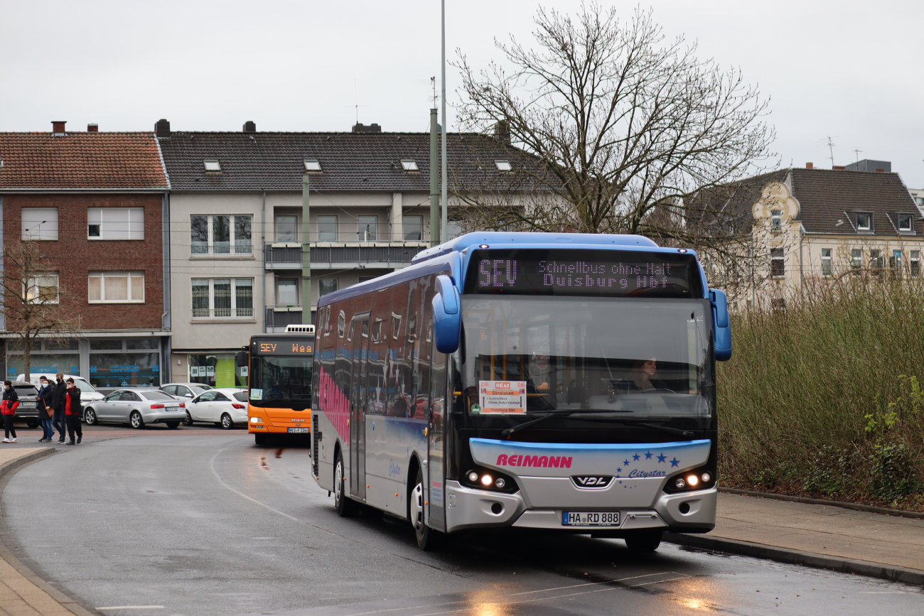 Hagen, VDL Citea II LLE-120.*** # HA-RD 888; Oberhausen — Ersatzverkehr Generalsanierung Oberhausen — Emmerich