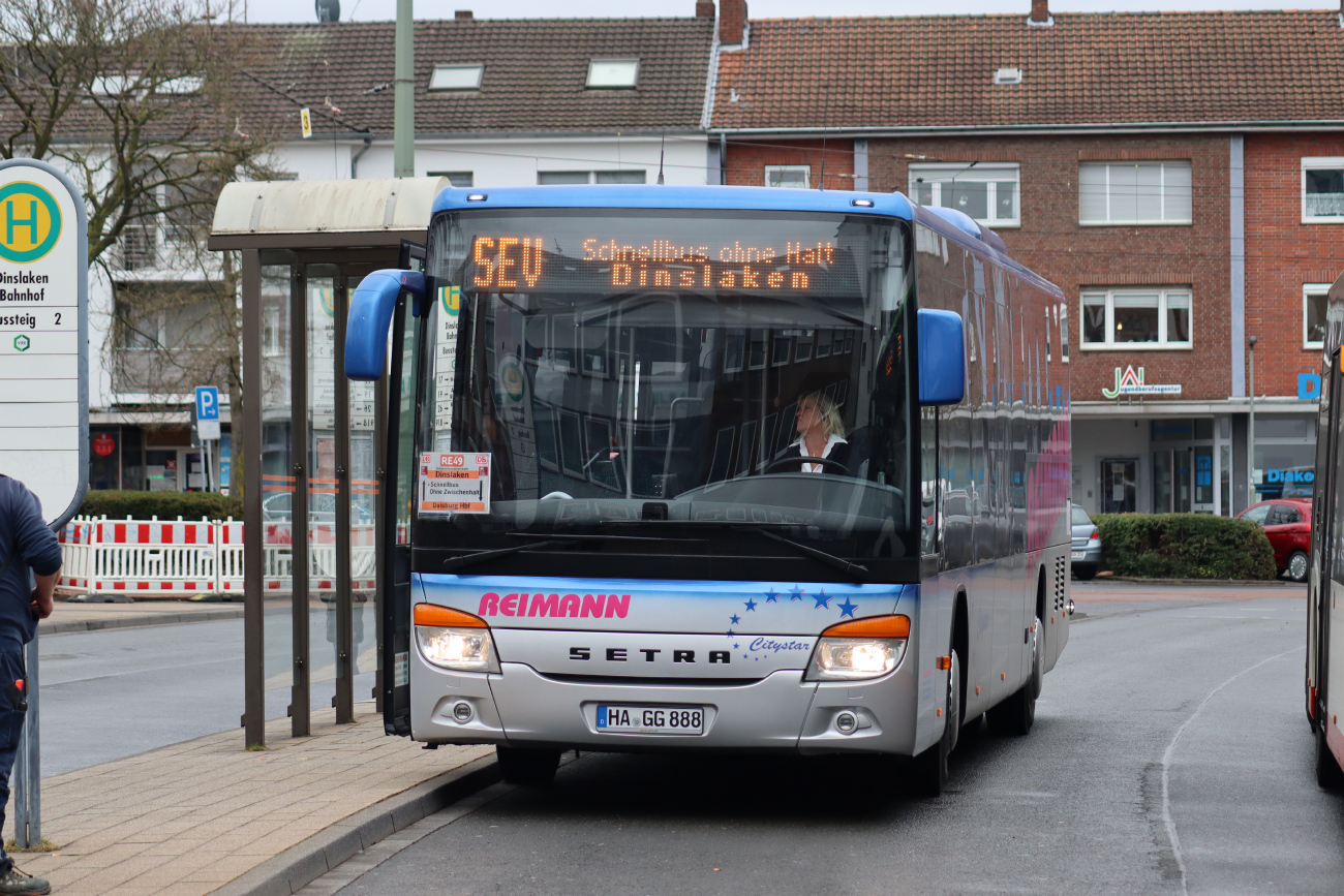 Hagen, Setra S415LE business # HA-GG 888; Oberhausen — Ersatzverkehr Generalsanierung Oberhausen — Emmerich