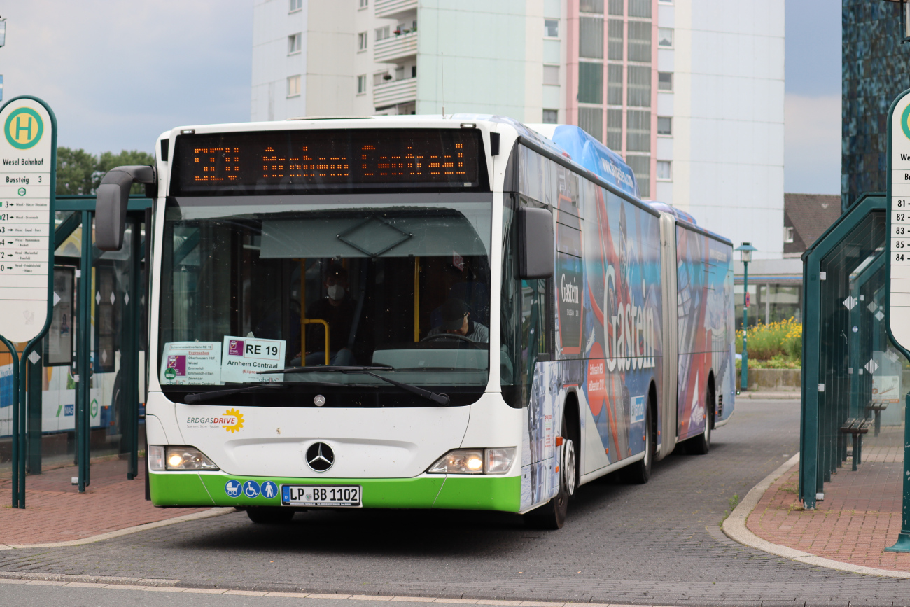 Soest, Mercedes-Benz O530 Citaro Facelift G CNG # LP-BB 1102; Oberhausen — Ersatzverkehr Generalsanierung Oberhausen — Emmerich