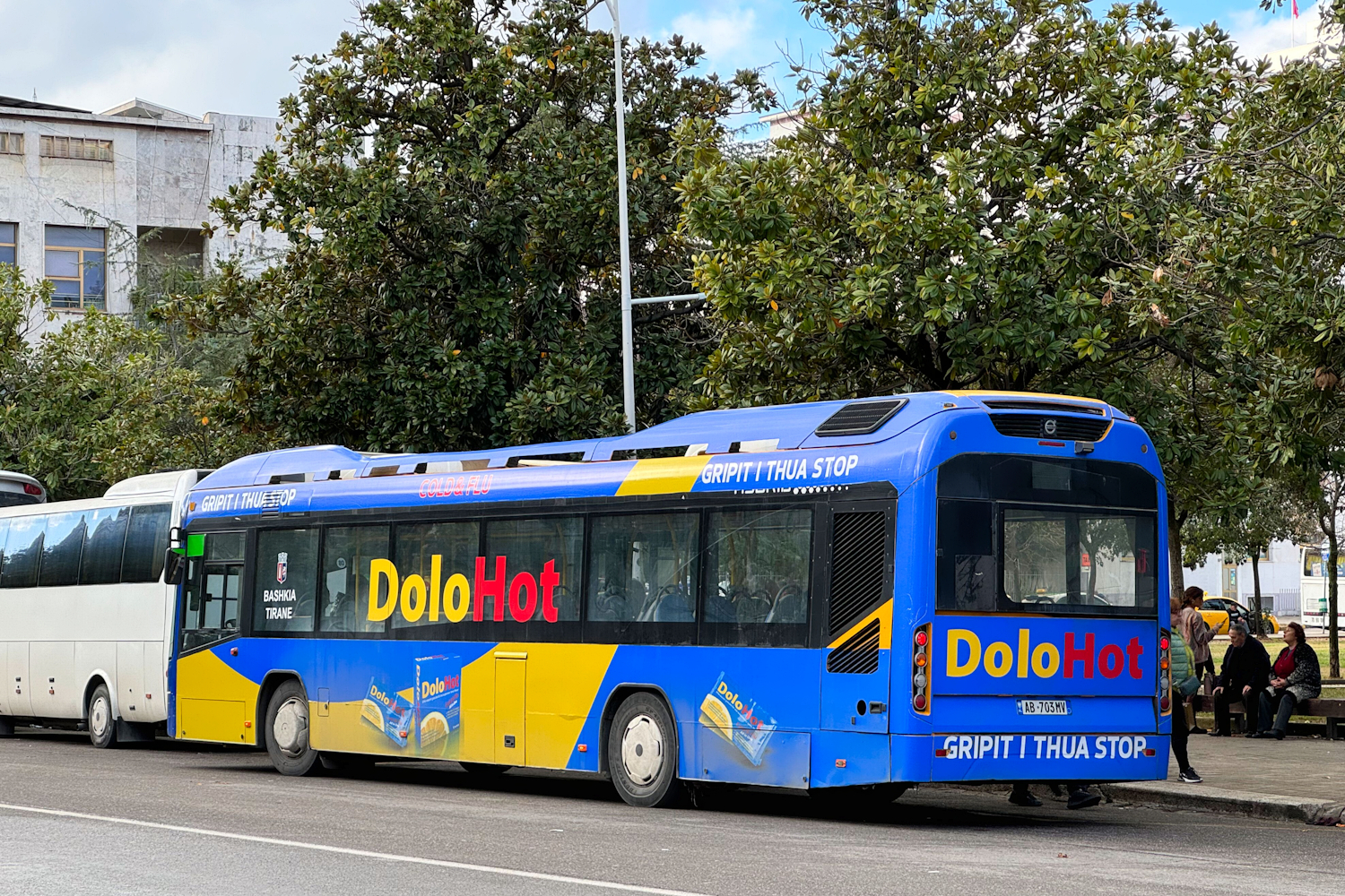 Tirana, Volvo 7700 Hybrid # AB-703MV