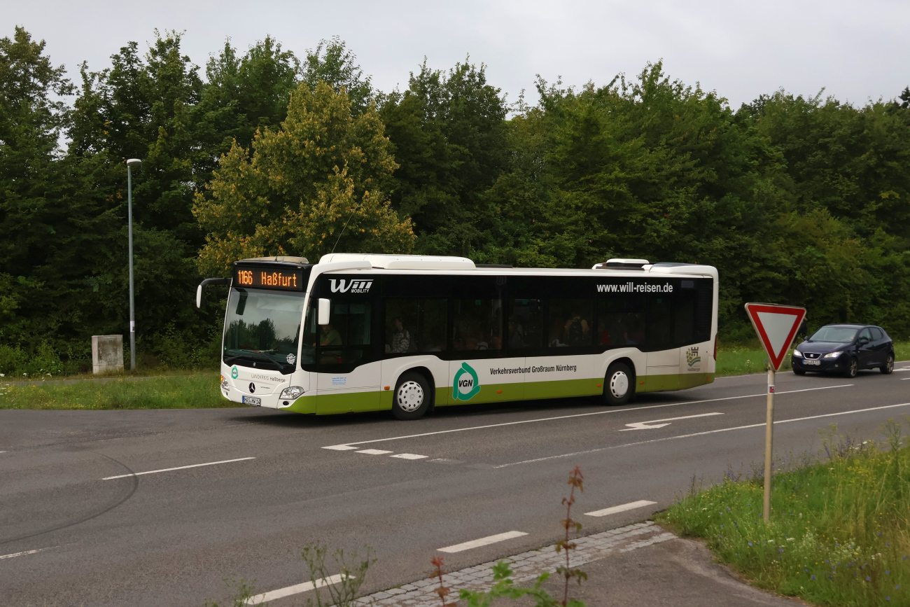 Haßfurt, Mercedes-Benz Citaro C2 Hybrid # HAS-HW 14; Haßfurt — Linienbündel 3 — Will Reisen
