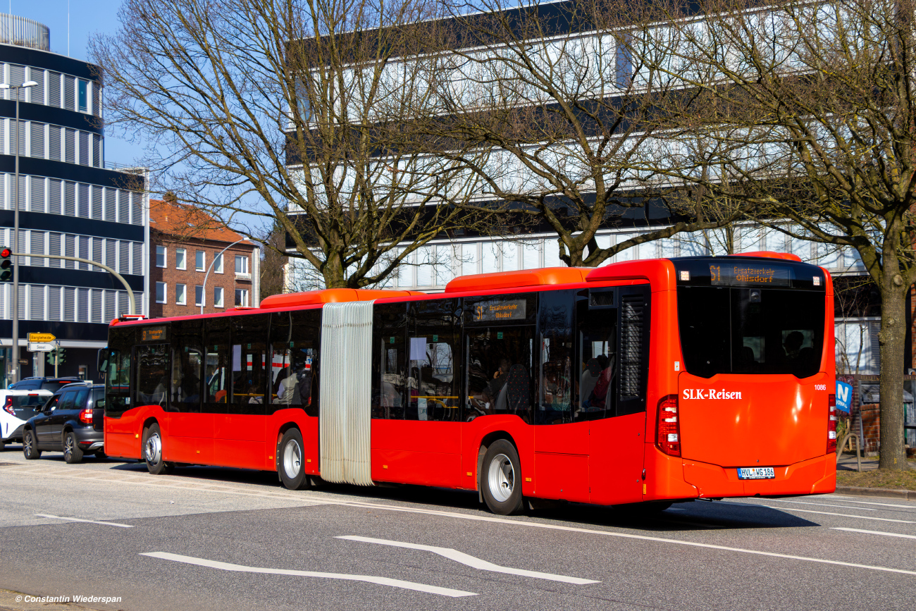 Nauen, Mercedes-Benz Citaro C2 G # HVL-WG 186