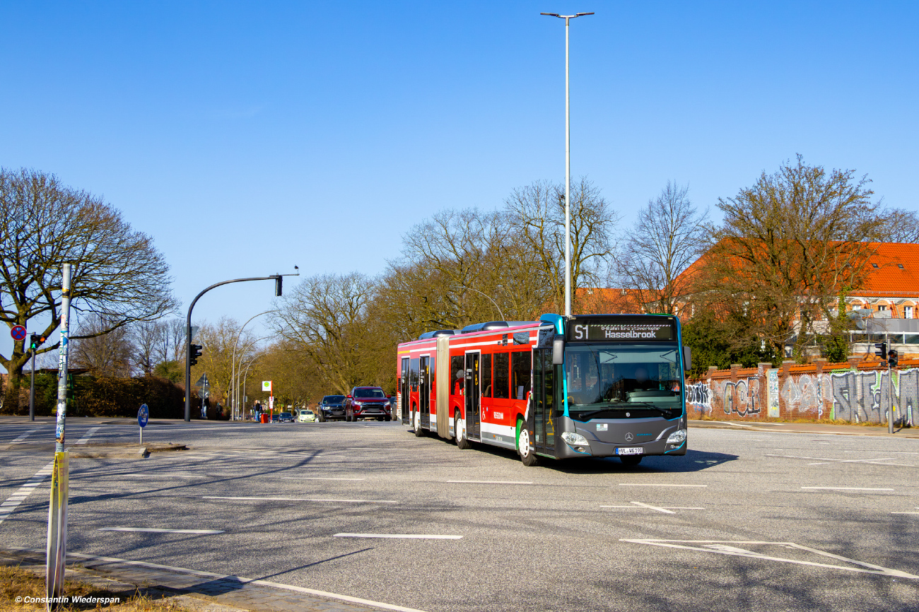 Nauen, Mercedes-Benz Citaro C2 G # HVL-WG 190