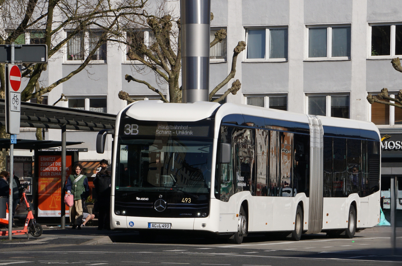 Aachen, Mercedes-Benz eCitaro G # 493