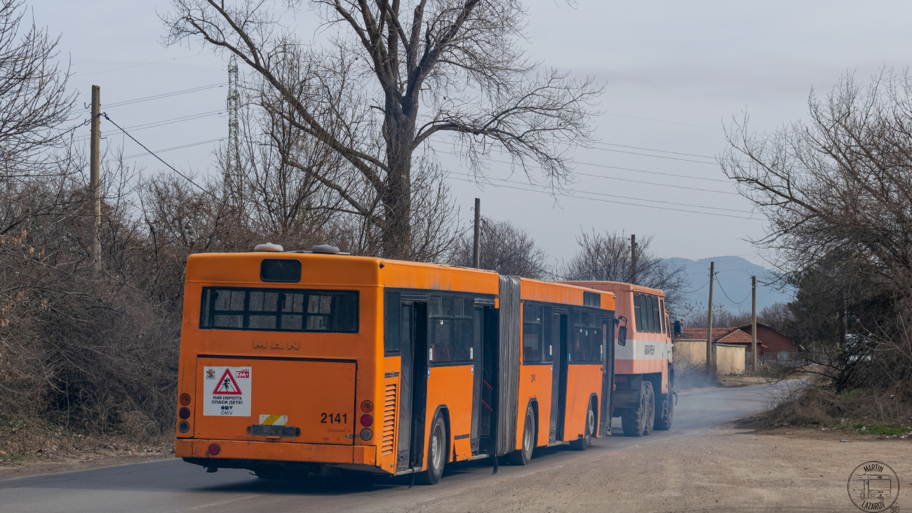 Sofia, MAN A61 SG262 MANAŚ # 2141; Sofia — Miscellaneous photos; Sofia — Автобусы — MAN SG262