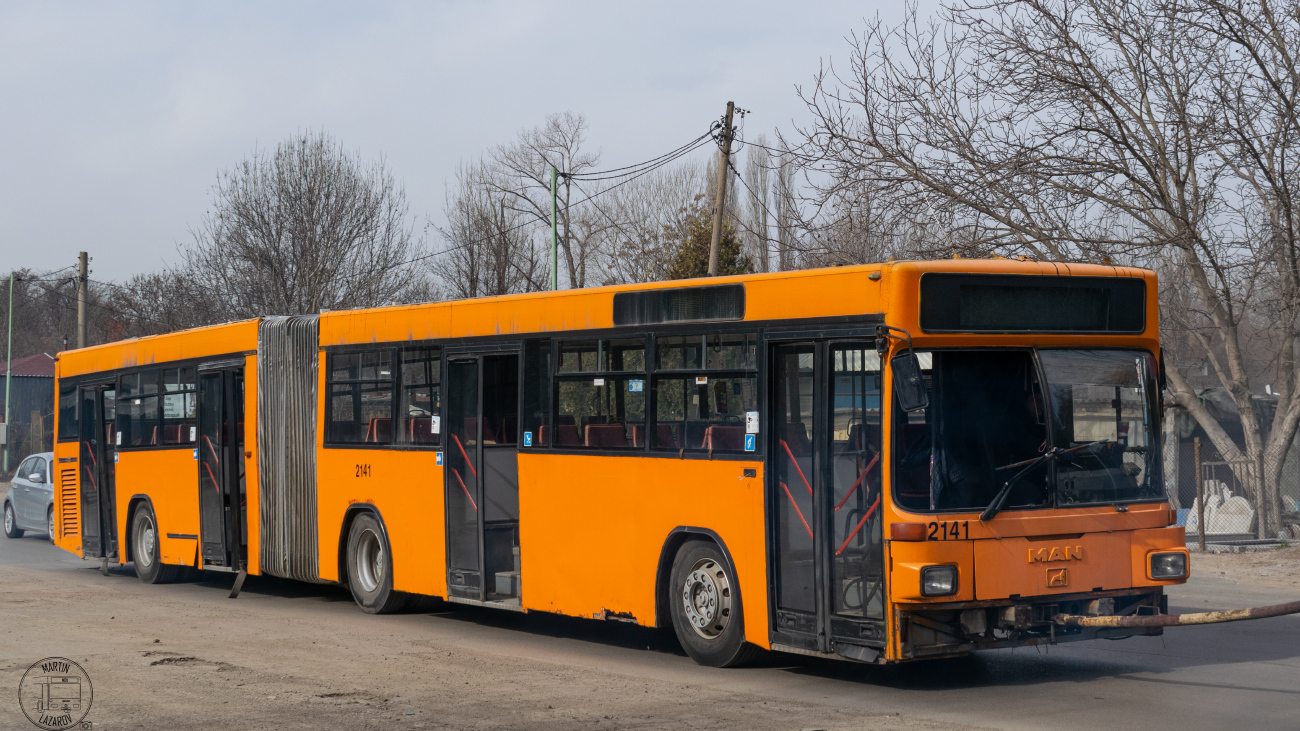Sofia, MAN A61 SG262 MANAŚ # 2141; Sofia — Miscellaneous photos; Sofia — Автобусы — MAN SG262