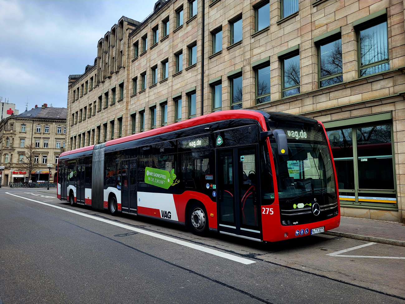 Nuremberg, Mercedes-Benz eCitaro G # 275