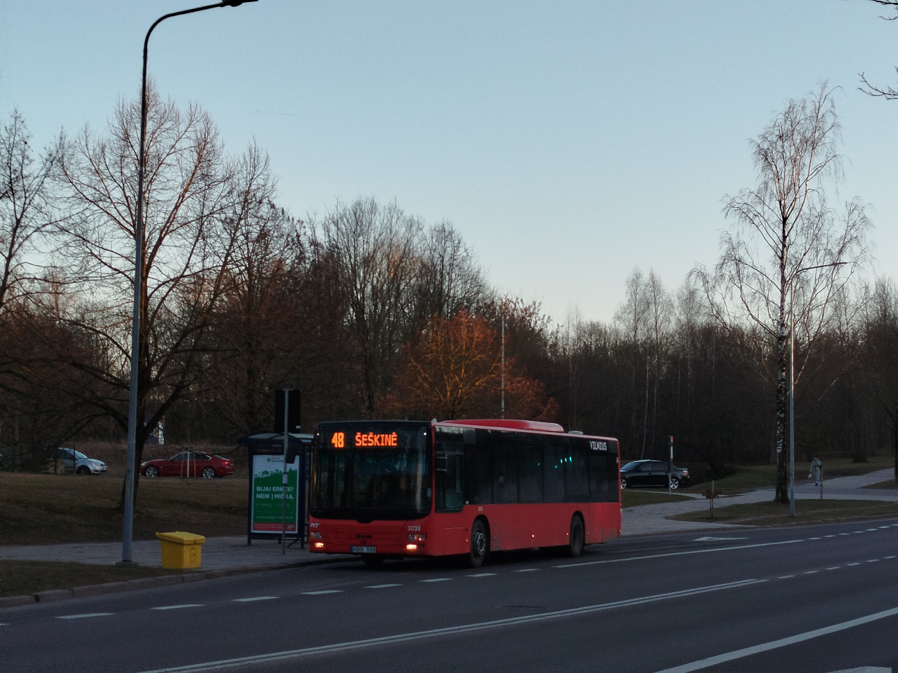 Vilnius, MAN A21 Lion's City NL273 # 3038