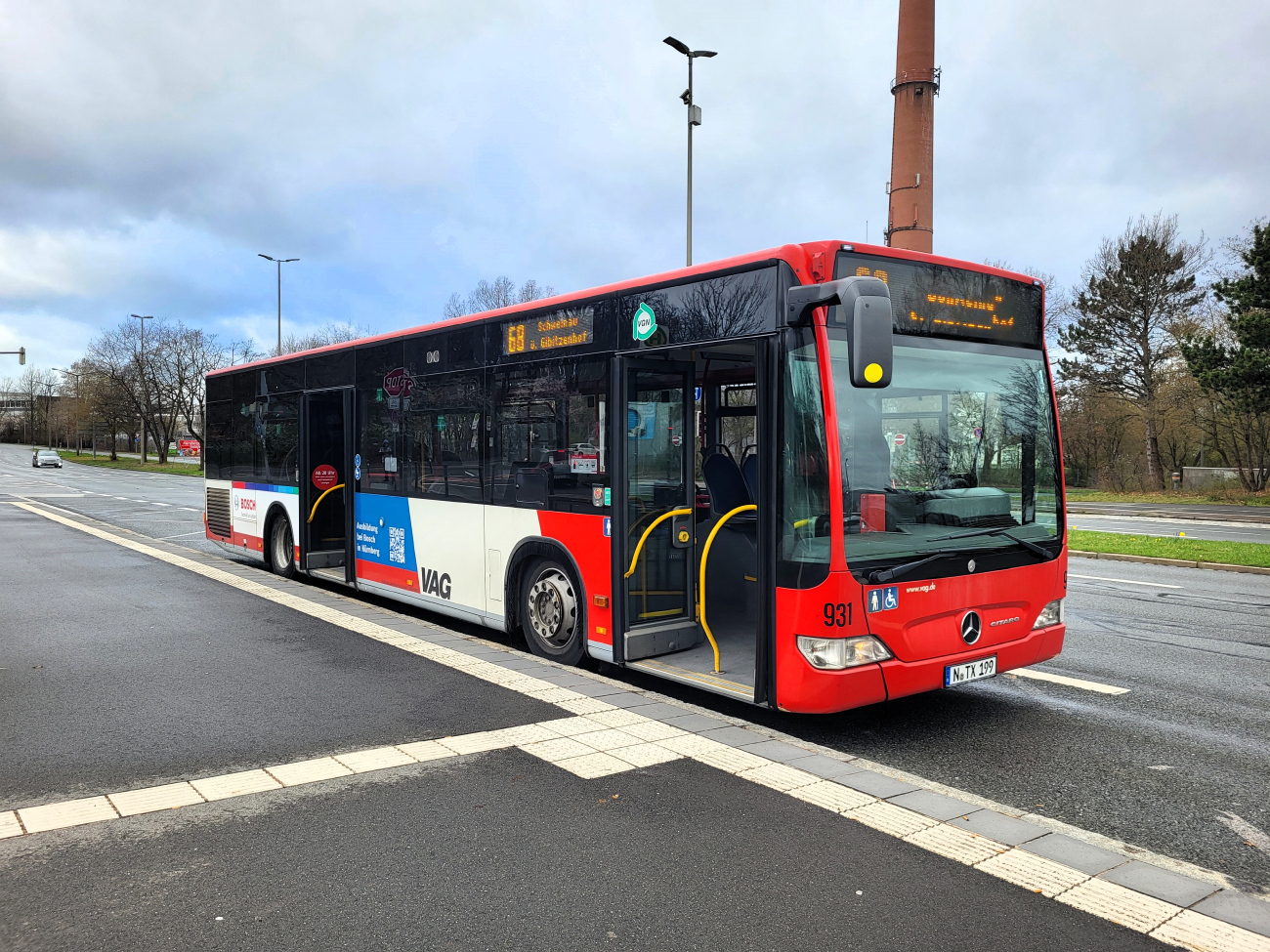 Nuremberg, Mercedes-Benz O530 Citaro Facelift # 931