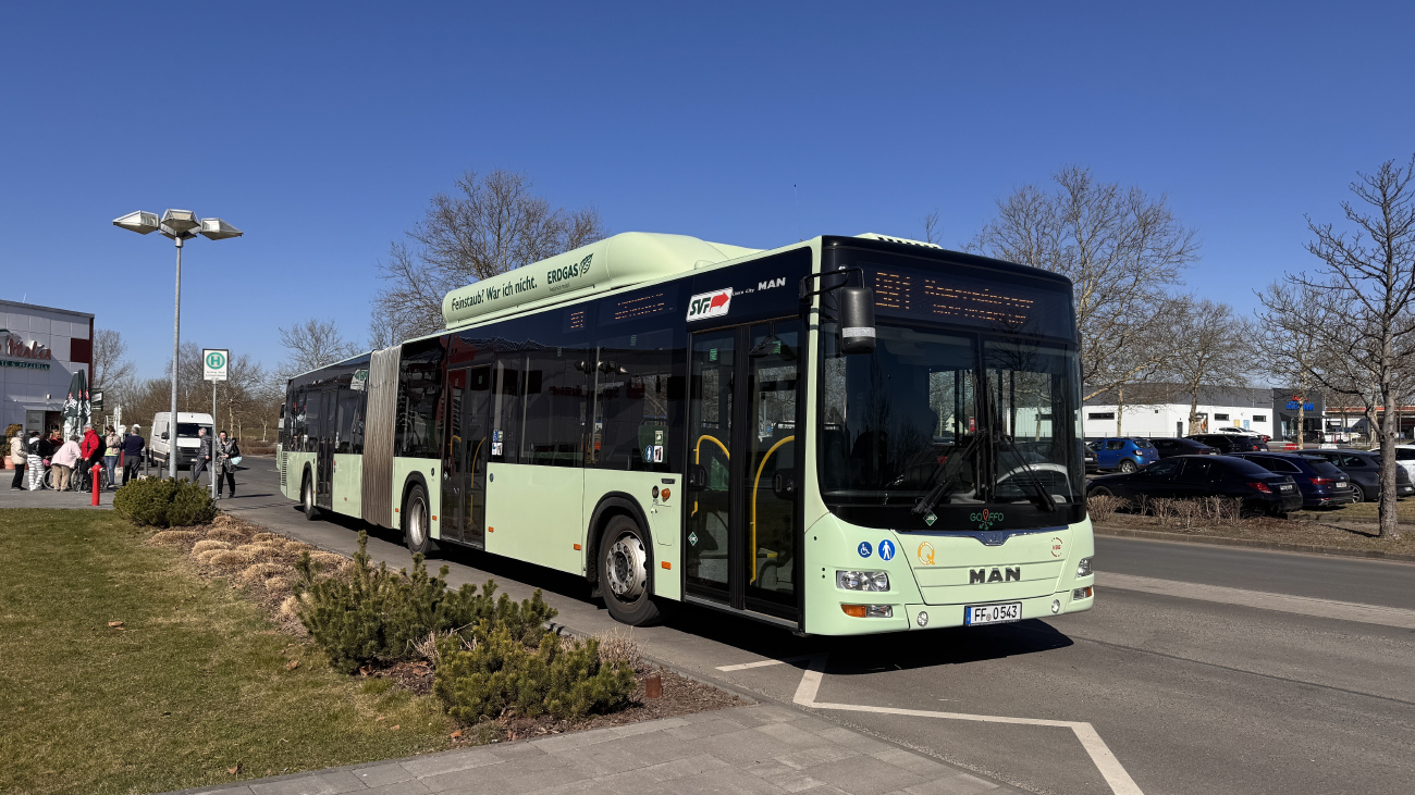 Frankfurt (Oder), MAN A23 Lion's City G NG313 CNG # 543