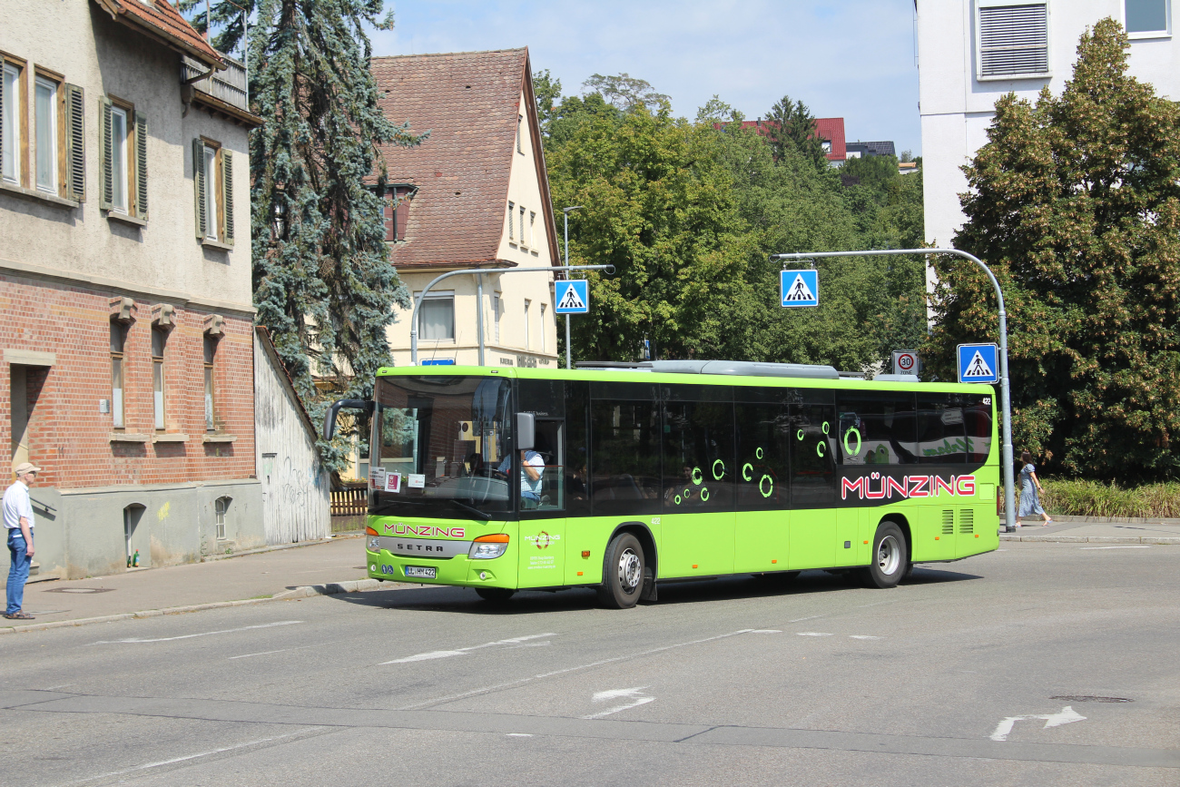 Ulm, Setra S415LE business # UL-HM 422; Stuttgart — SEV Stuttgart <> Tübingen (Neckar-Alb-Bahn)