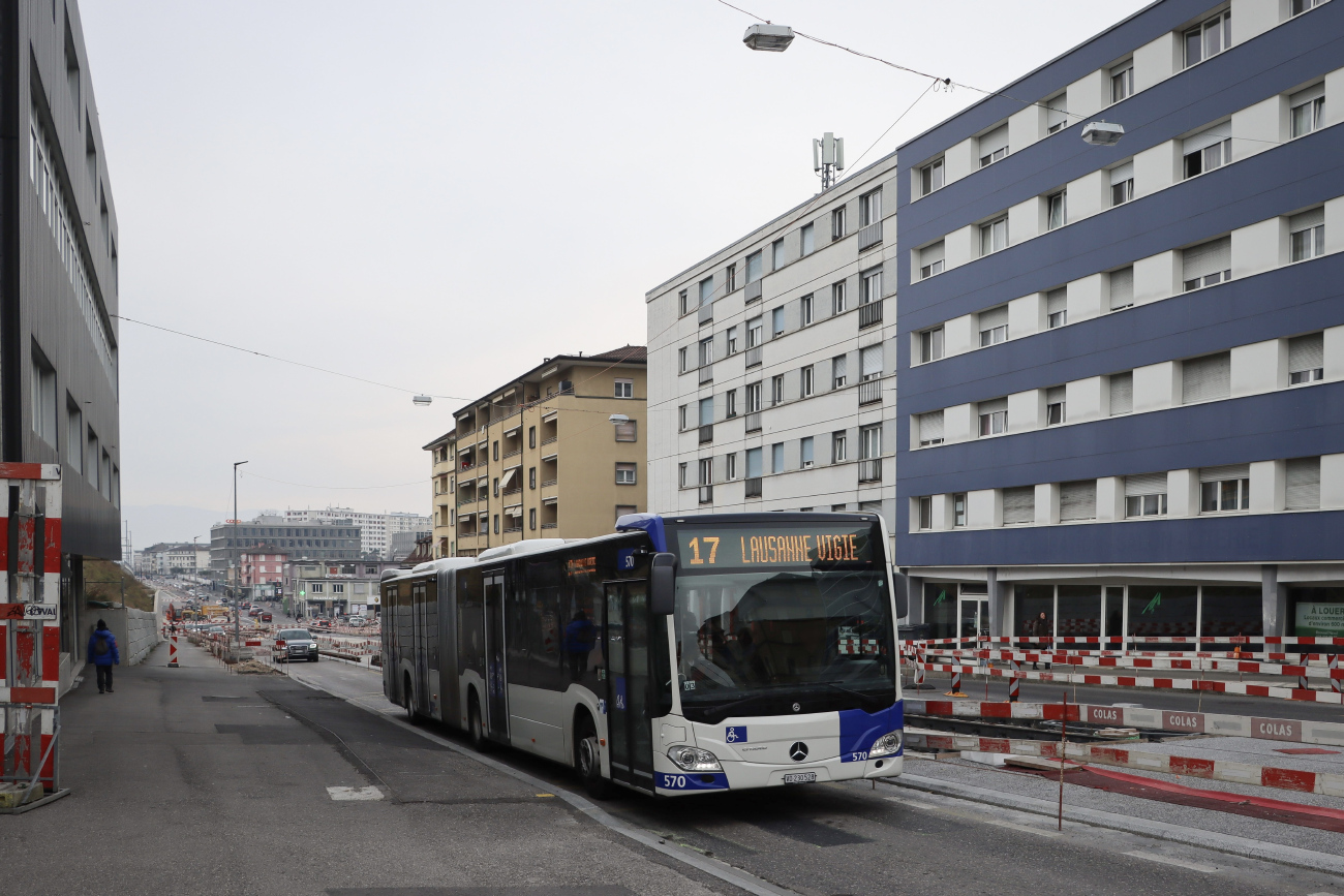 Lausanne, Mercedes-Benz Citaro C2 G # 570