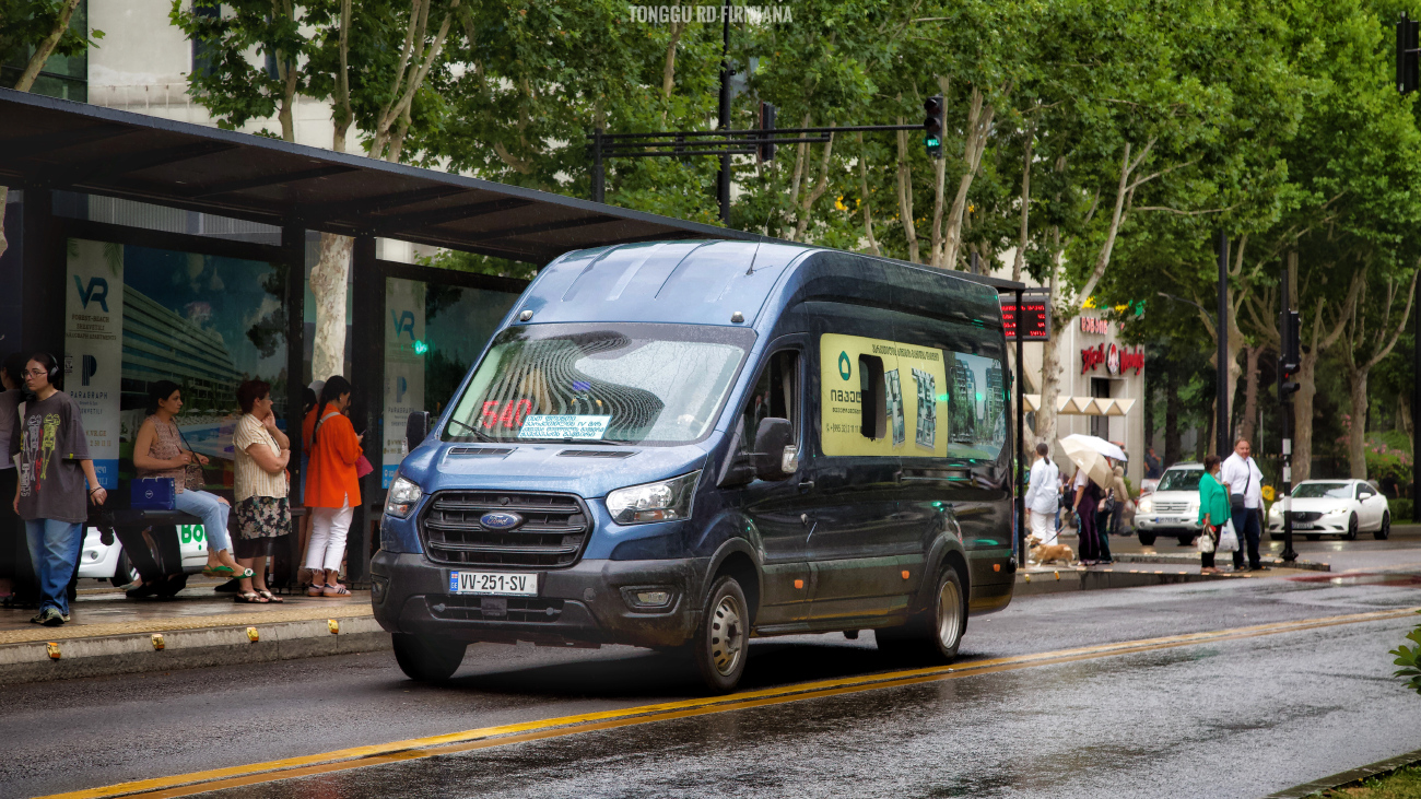 Tbilisi, Ford Transit 155T460 # VV-251-SV