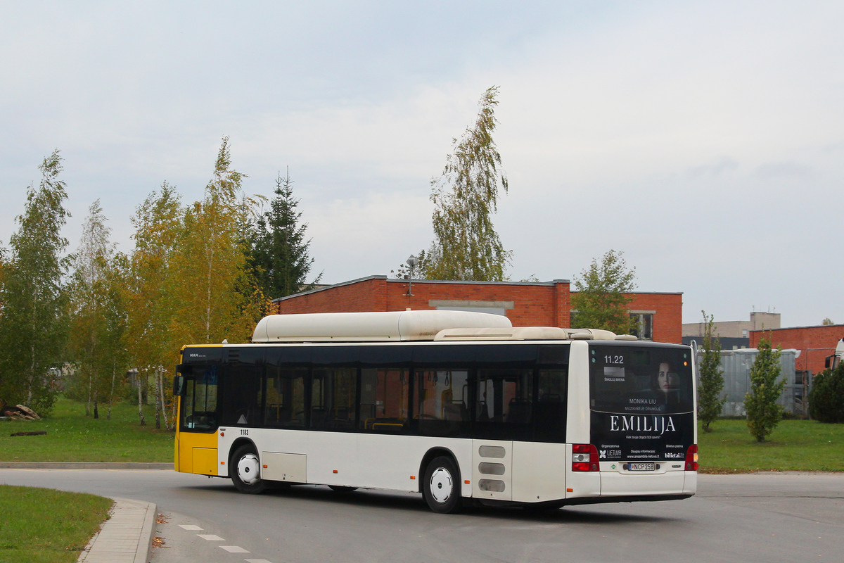 Šiauliai, MAN A21 Lion's City NL313 CNG # 1183