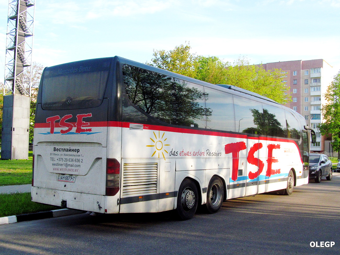 Минск, Mercedes-Benz O580 Travego I 16RHD M № АН 6677-7