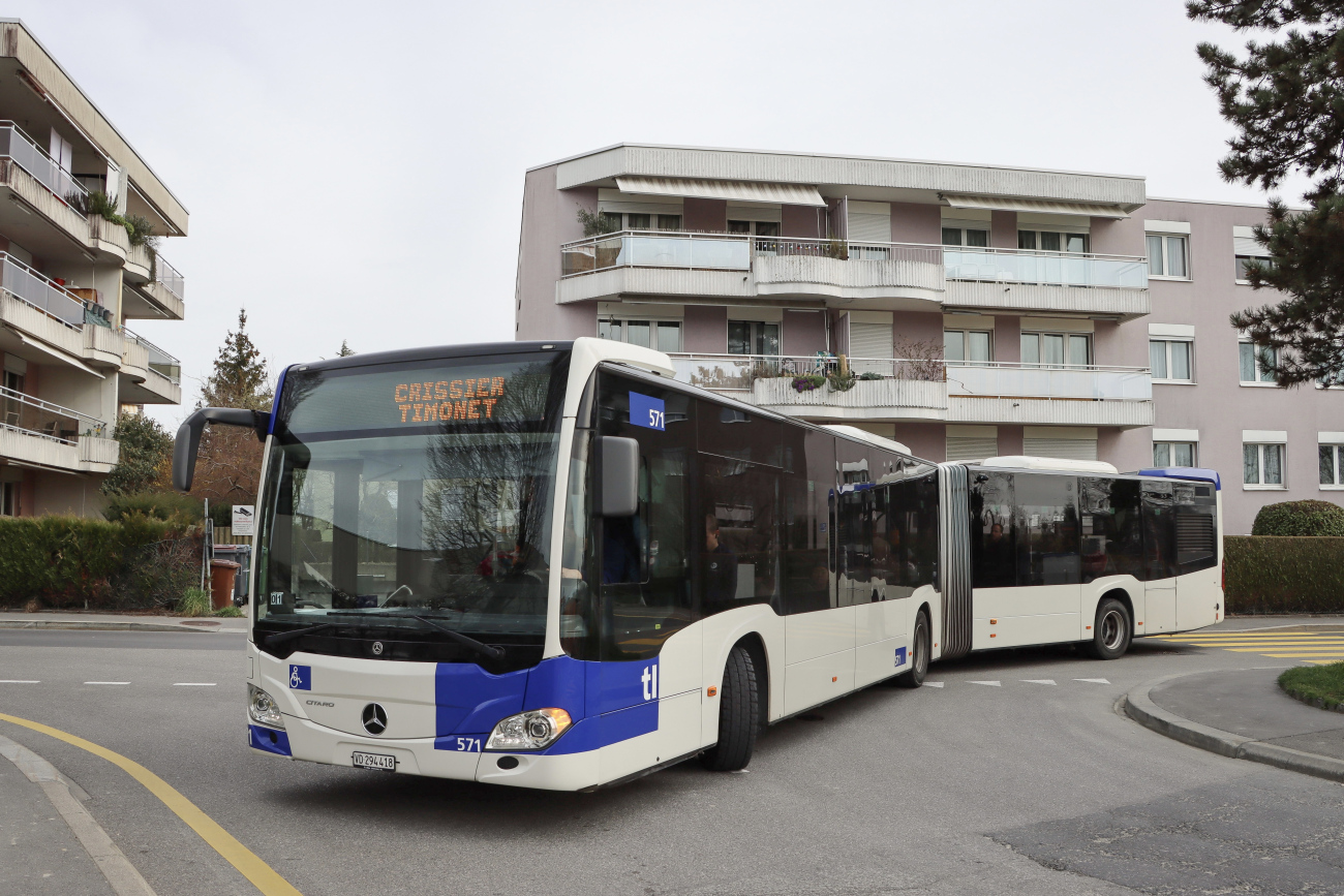 Lausanne, Mercedes-Benz Citaro C2 G # 571