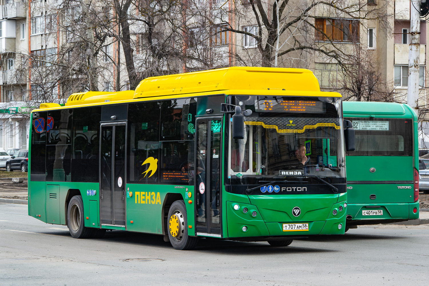 Penza, Foton BJ6105C6MCD-1 # Т 707 АМ 58