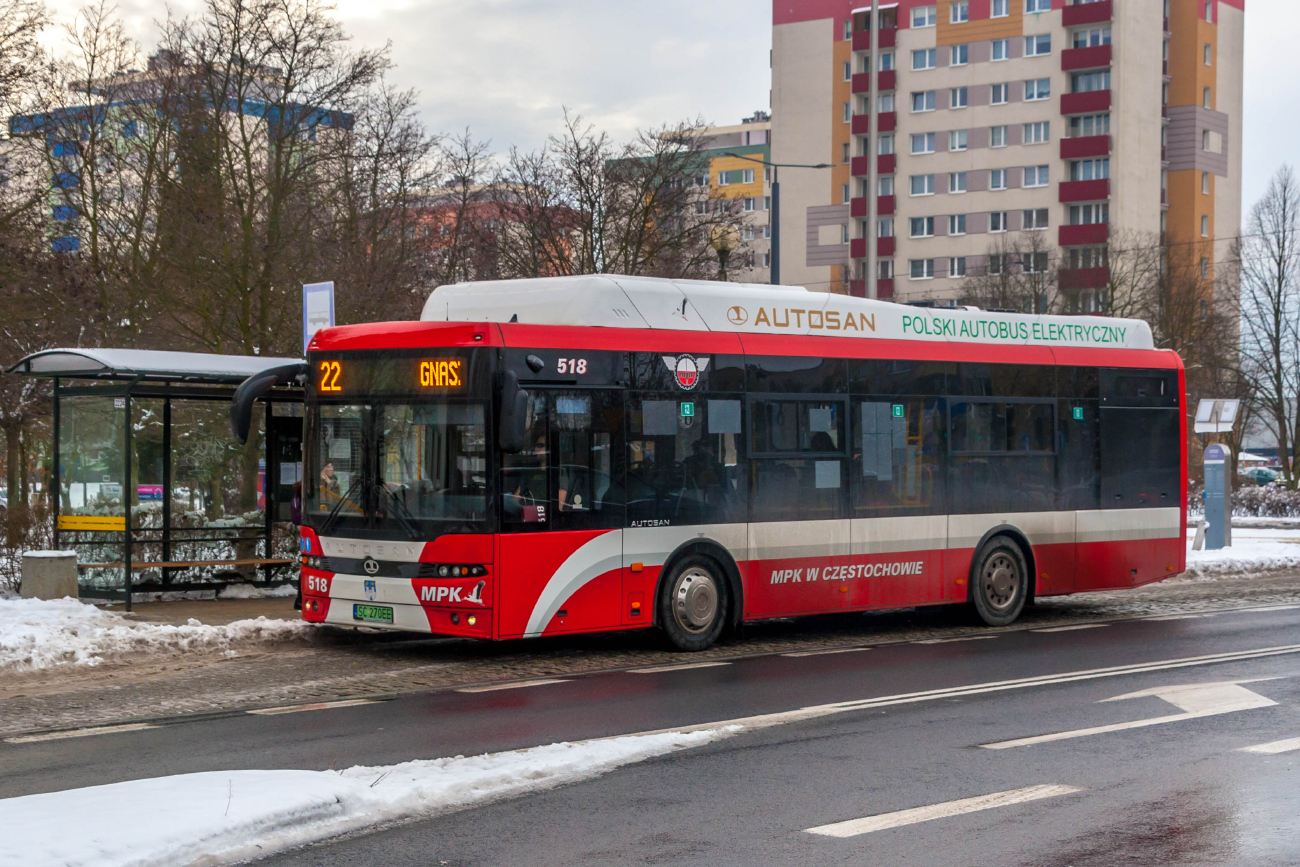 Częstochowa, Autosan Sancity M10LFE # 518