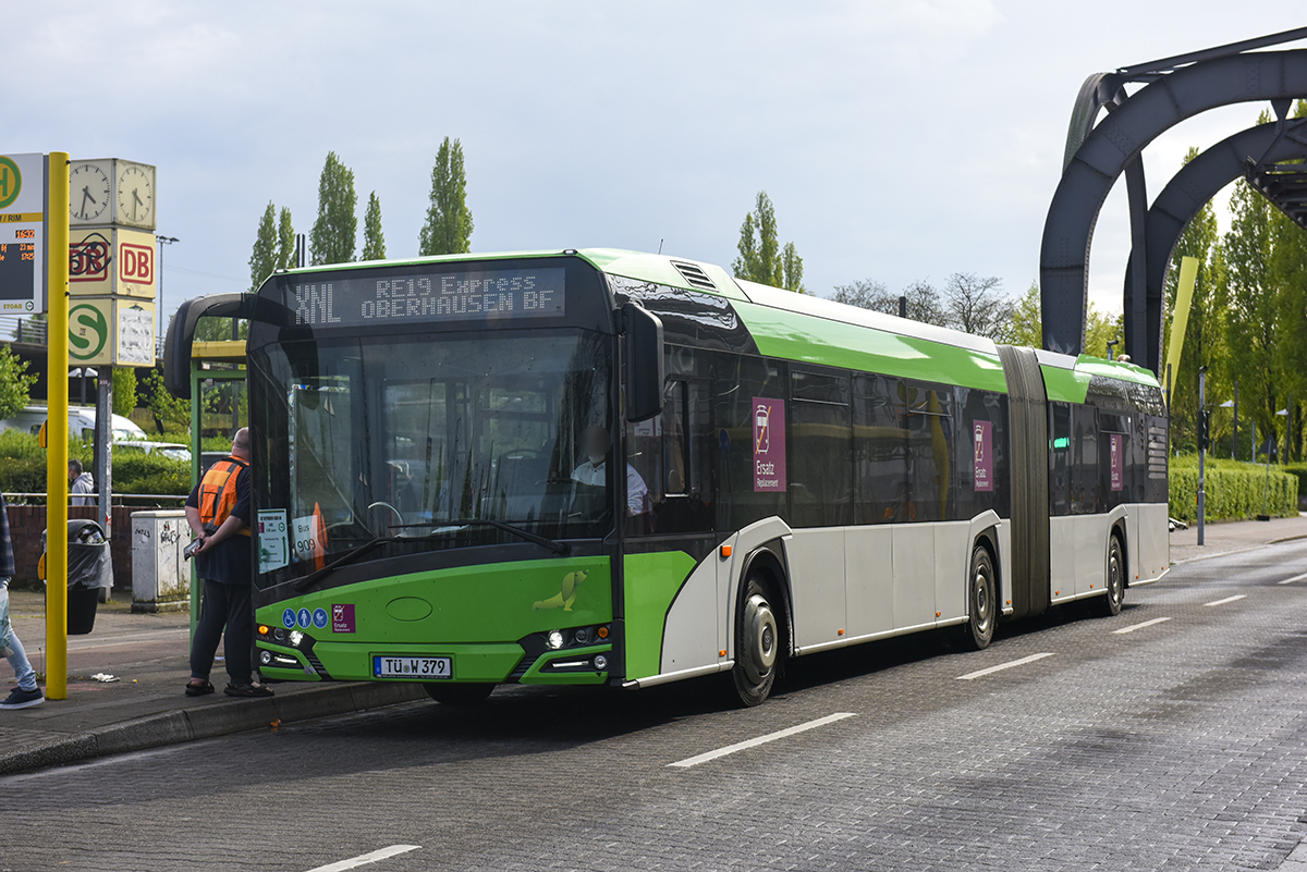 Tübingen, Solaris Urbino IV 18 # TÜ-W 379; Oberhausen — Ersatzverkehr Generalsanierung Oberhausen — Emmerich