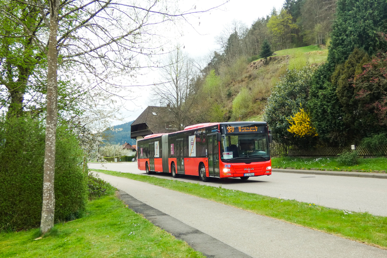 Ulm, MAN A23 Lion's City G NG363 # UL-A 9010; Offenburg — SEV Schwarzwaldbahn