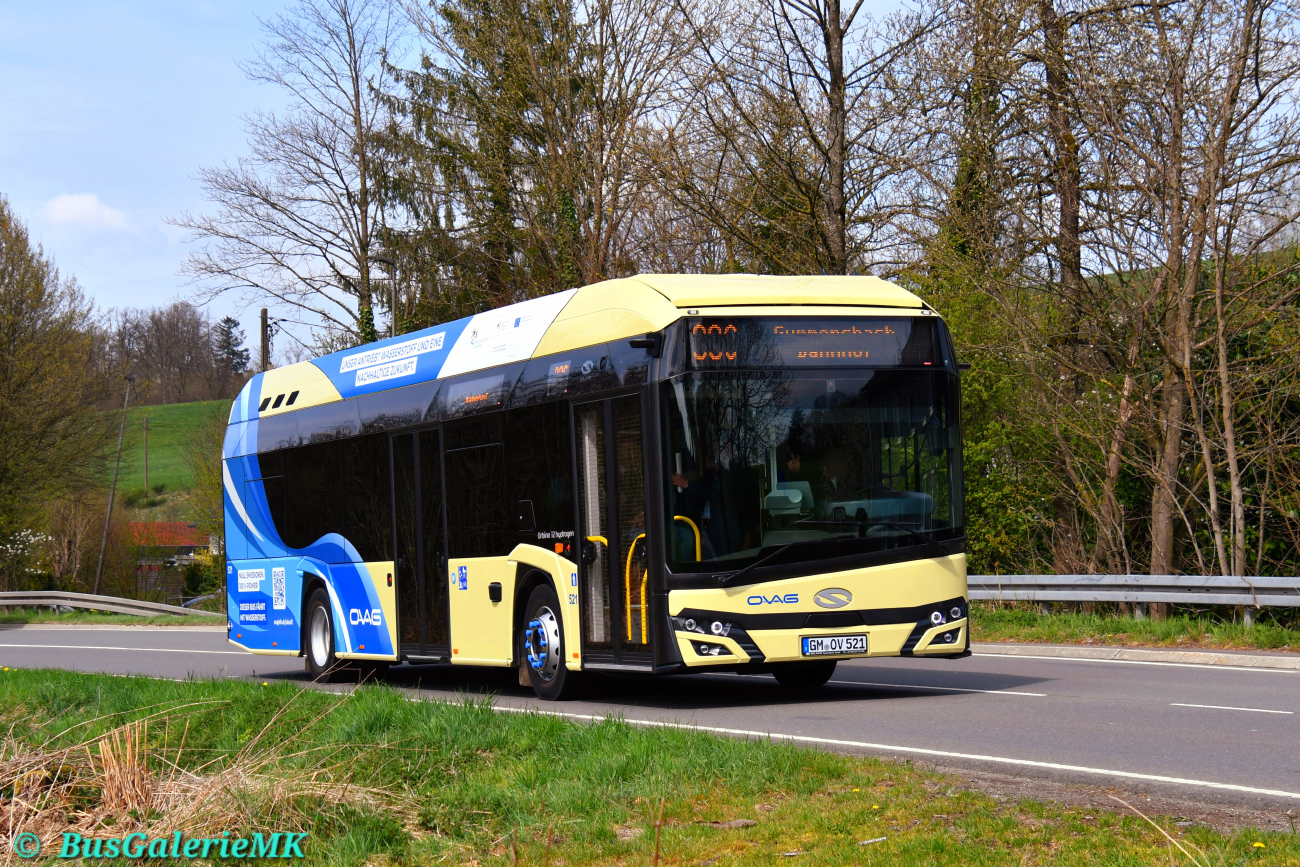Gummersbach, Solaris Urbino IV 12 hydrogen # 521