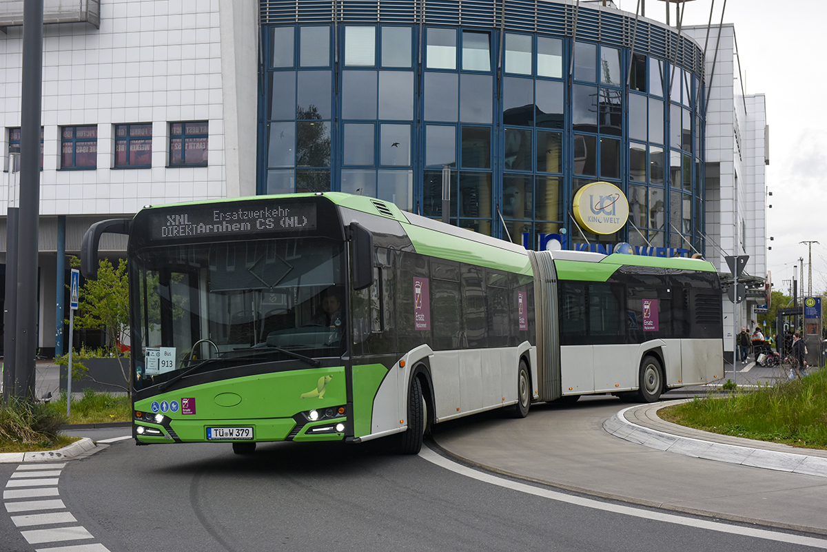 Tübingen, Solaris Urbino IV 18 # TÜ-W 379; Oberhausen — Ersatzverkehr Generalsanierung Oberhausen — Emmerich