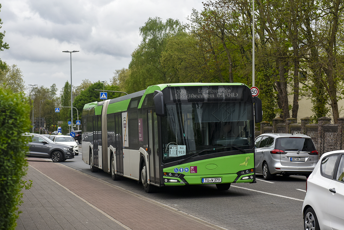 Tübingen, Solaris Urbino IV 18 # TÜ-W 379; Oberhausen — Ersatzverkehr Generalsanierung Oberhausen — Emmerich
