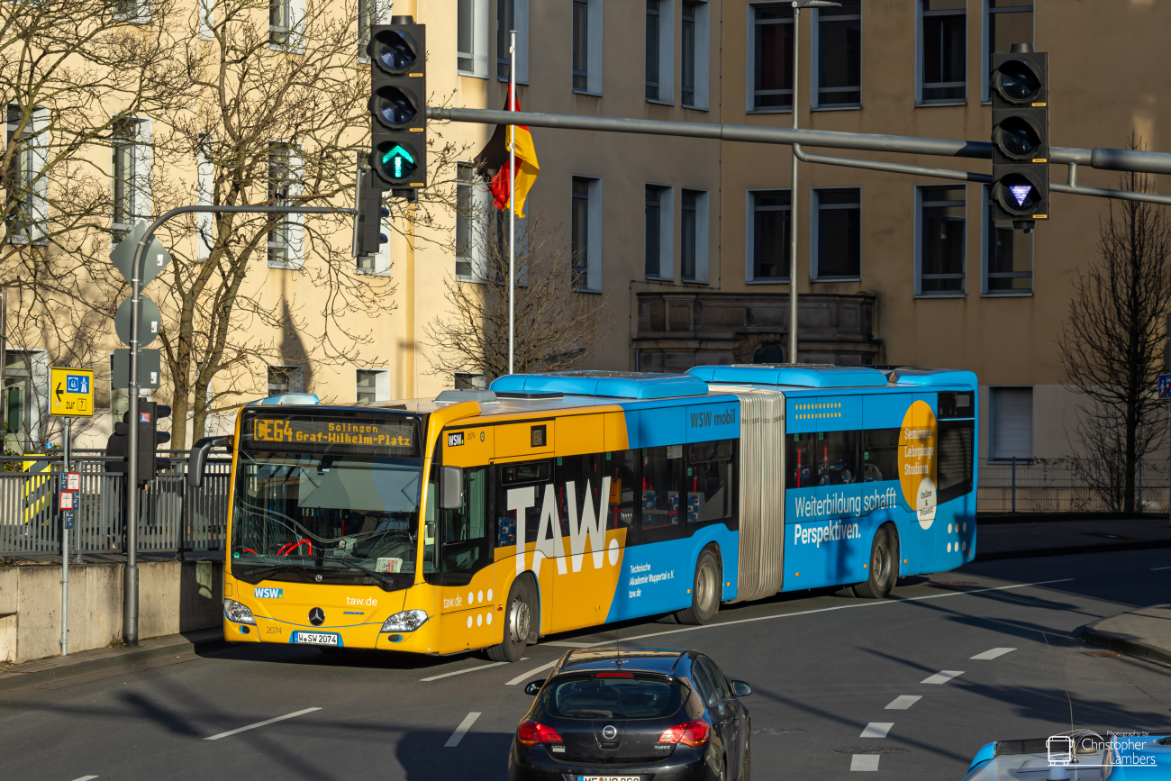Wuppertal, Mercedes-Benz Citaro C2 G # 2074