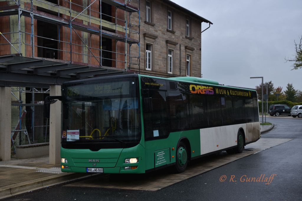 Nauen, MAN A21 Lion's City NL313 # HVL-WG 860