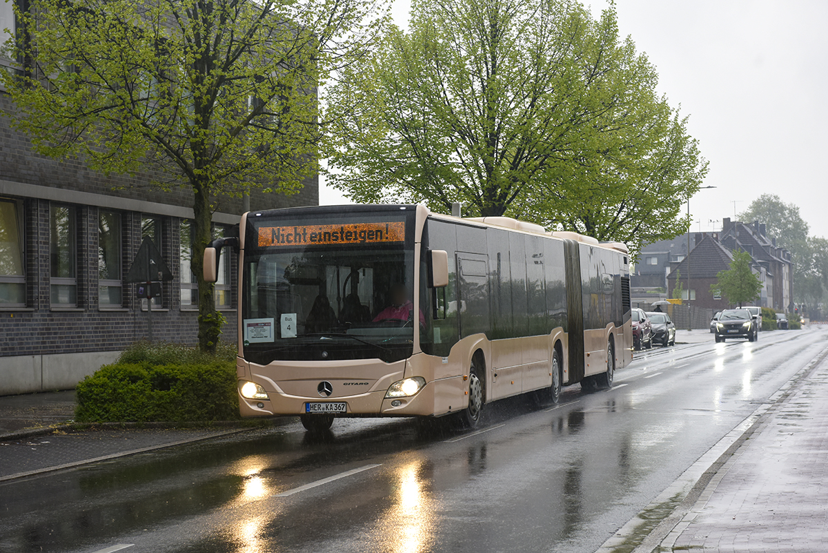 Herne, Mercedes-Benz Citaro C2 GÜ # HER-KA 367; Oberhausen — Ersatzverkehr Generalsanierung Oberhausen — Emmerich