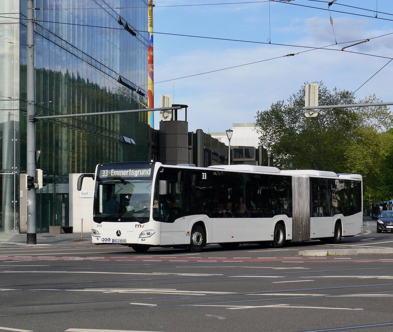 Heidelberg, Mercedes-Benz Citaro C2 G Hybrid # 8105
