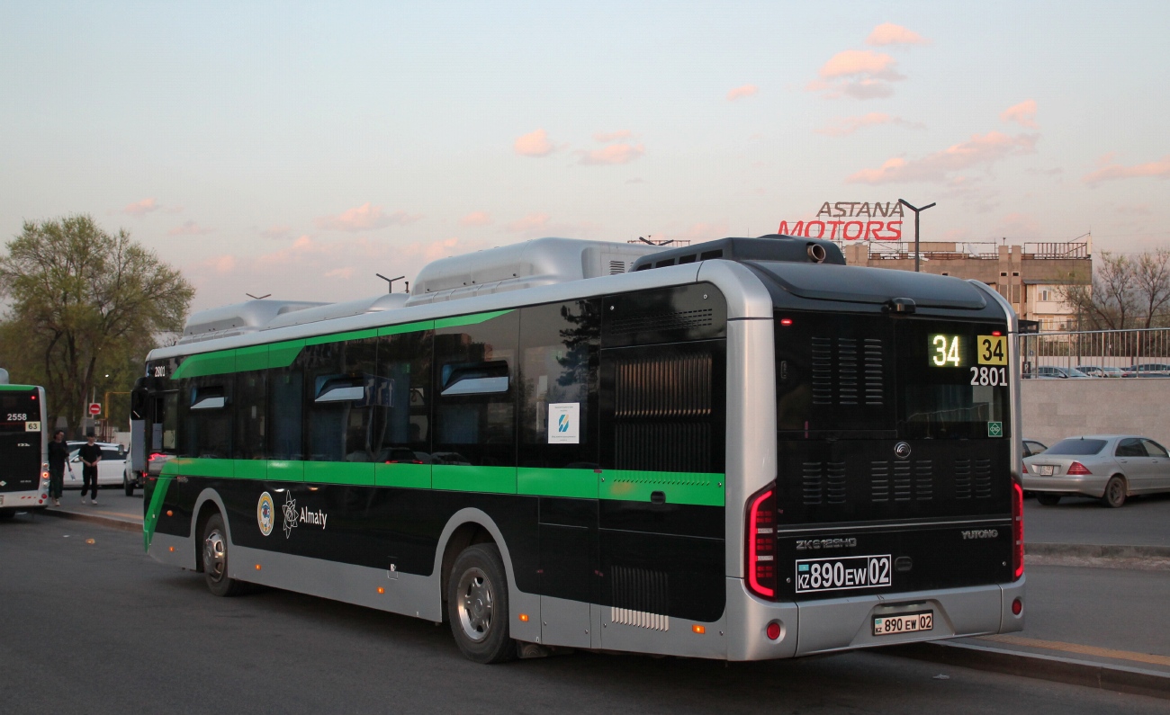 Almaty, Yutong ZK6126HG (CNG) # 2801