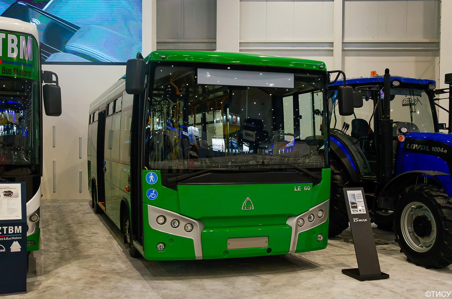Tashkent, SAZ LE60 # б/н; Tashkent — "Innoprom-2025" exhibition; Tashkent — Presentatiom of new buses