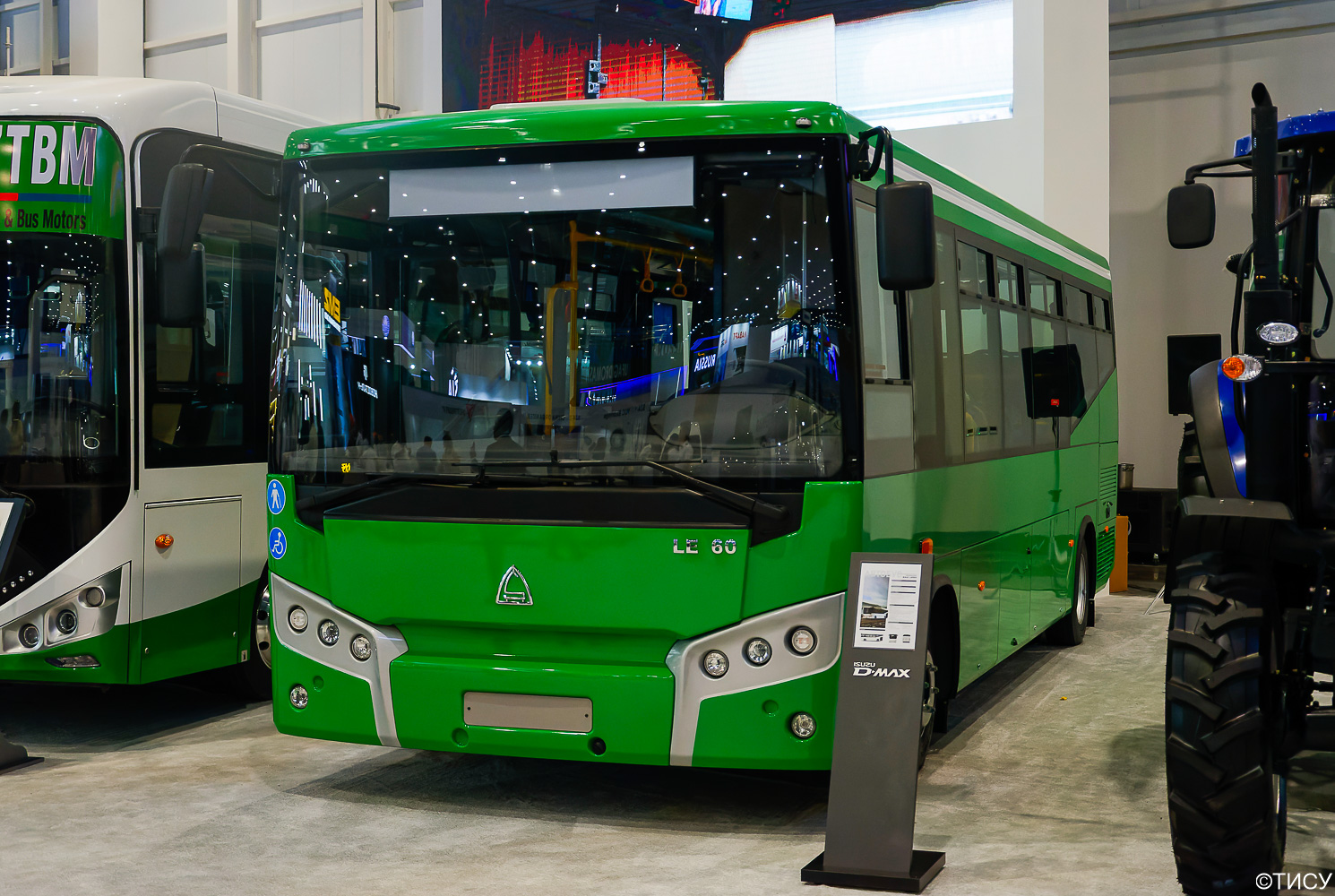 Tashkent, SAZ LE60 # б/н; Tashkent — "Innoprom-2025" exhibition; Tashkent — Presentatiom of new buses