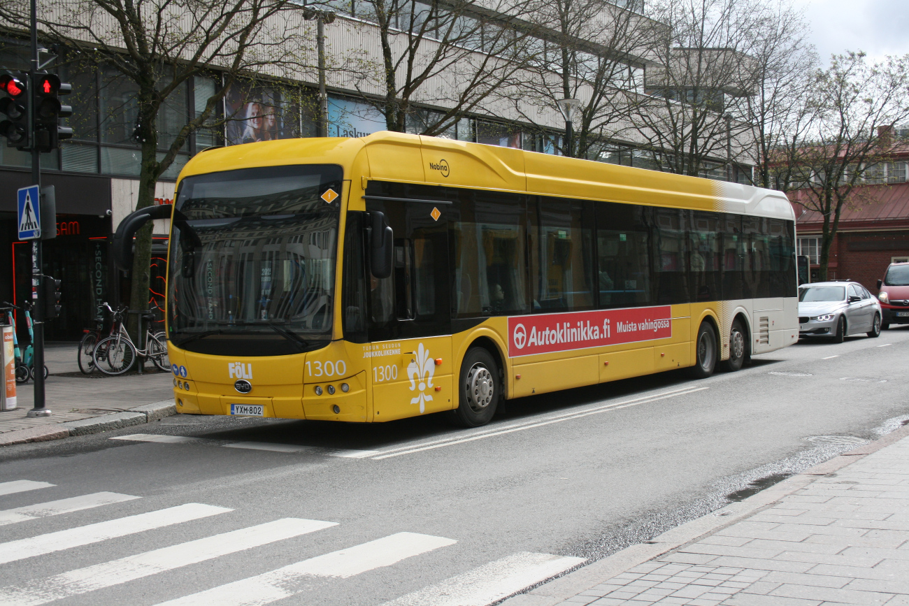 Turku, BYD eBus B15 # 1300