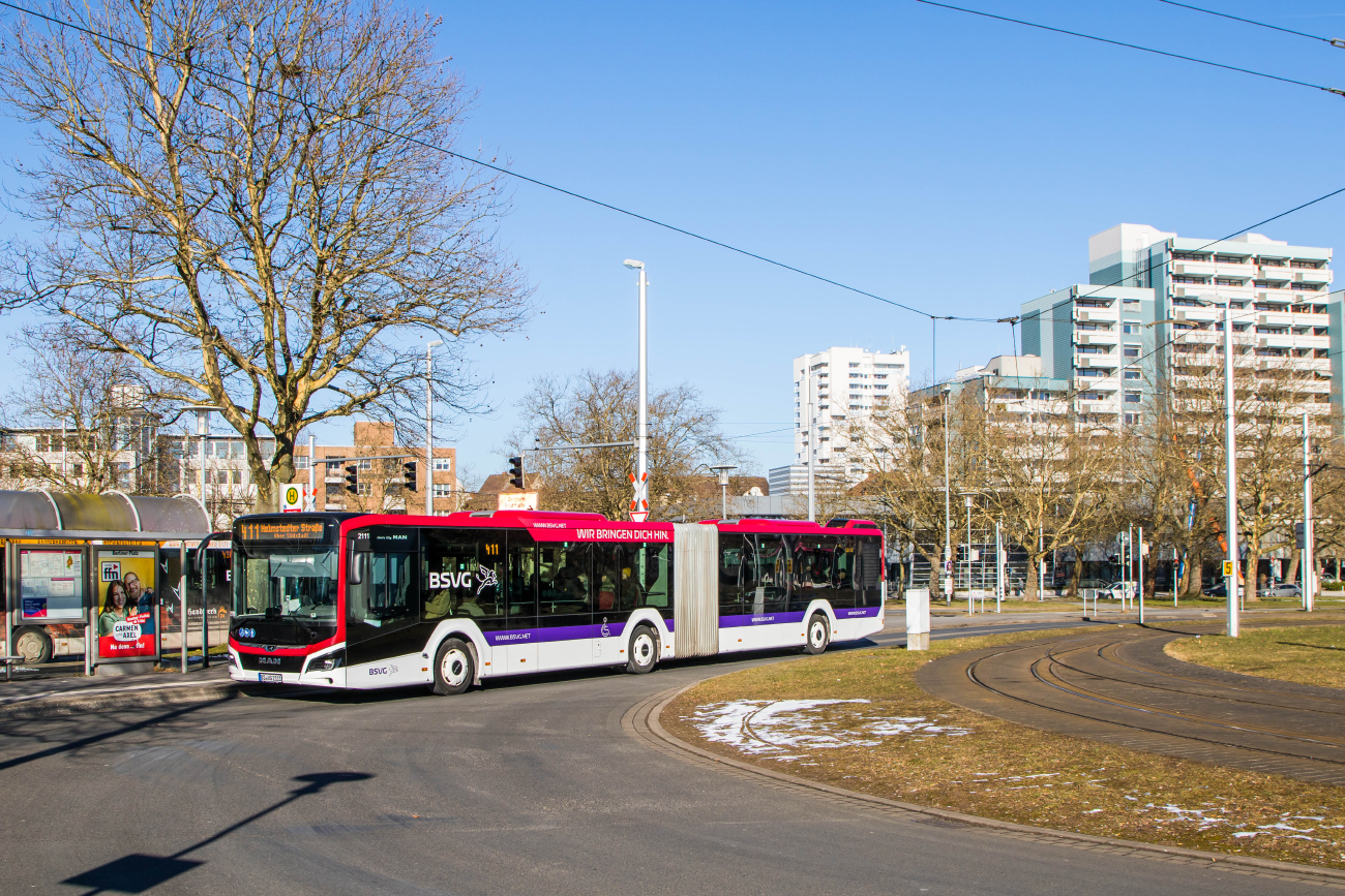 Braunschweig, MAN 18C Lion's City NG360 EfficientHybrid # 2111