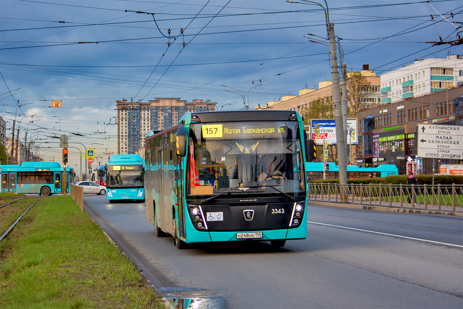 Saint Petersburg, NefAZ-5299-40-52 # 3343