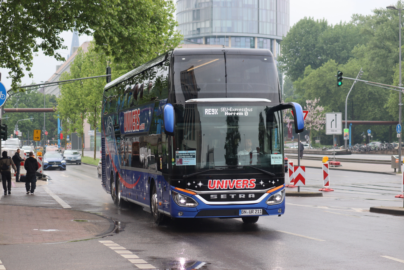 Bonn, Setra S531DT # 11; Cologne — Rail Replacement "Linke Rheinstrecke" 05/2025