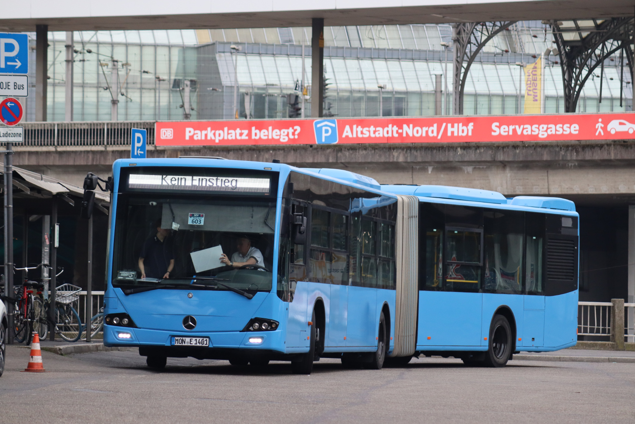 Aachen, Mercedes-Benz Conecto II G # 1401; Cologne — Rail Replacement "Linke Rheinstrecke" 05/2025