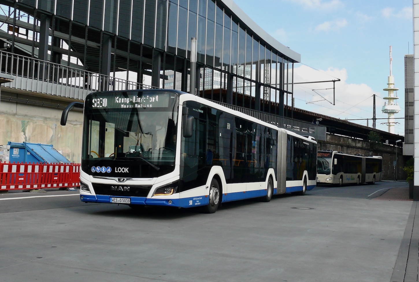 Kleve, MAN 19C Lion's City NG330 EfficientHybrid # 5818