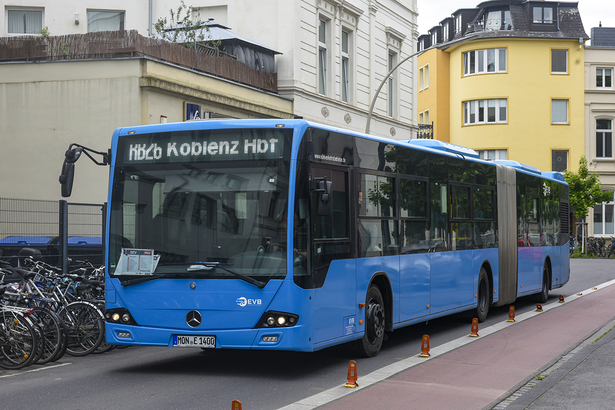 Aachen, Mercedes-Benz Conecto II G # 1400; Cologne — Rail Replacement "Linke Rheinstrecke" 05/2025