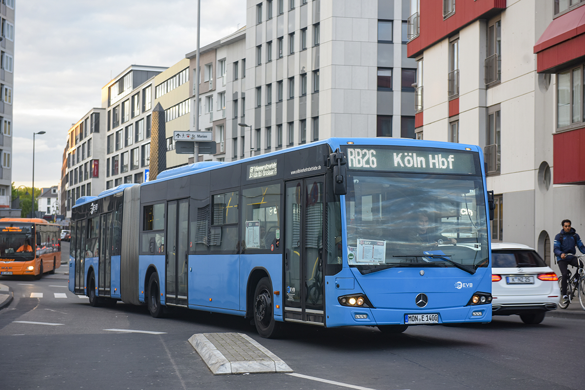 Aachen, Mercedes-Benz Conecto II G # 1400; Cologne — Rail Replacement "Linke Rheinstrecke" 05/2025