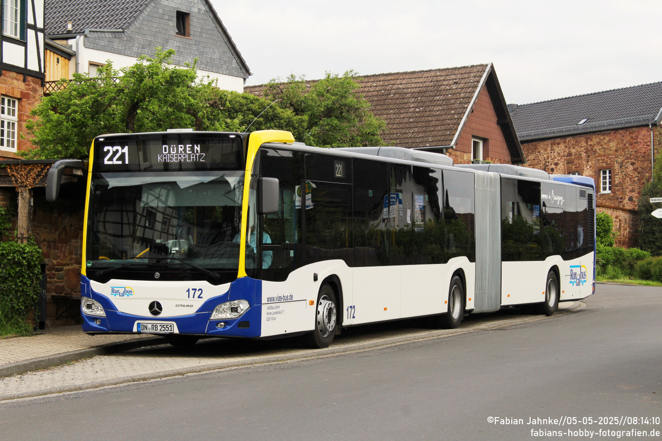 Düren, Mercedes-Benz Citaro C2 G # 172