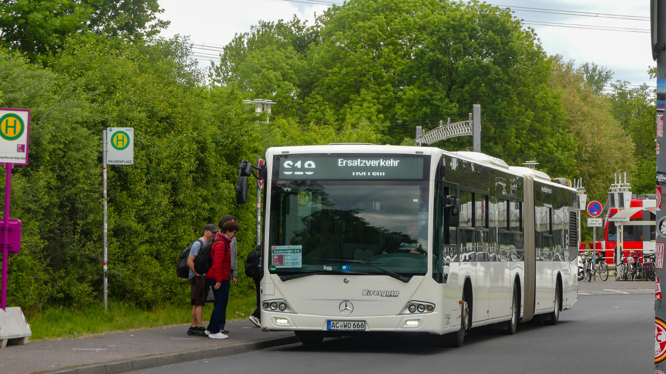 Aachen, Mercedes-Benz Conecto II G # AC-WO 666; Cologne — Rail Replacement "Linke Rheinstrecke" 05/2025